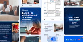 The SEO + AI Visibility Playbook for Graduate Enrollment